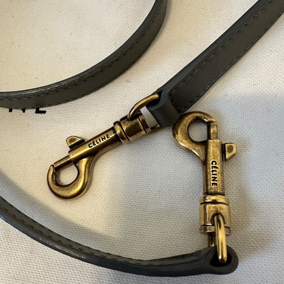 Celine Nano Luggage Bag in Drummed‎ Calfskin Gray - Picture 12 of 16